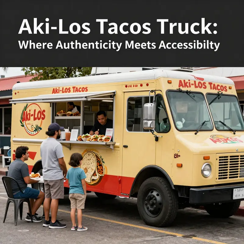 Customers savoring the vibrant flavors of Aki-Los Tacos, capturing the authentic street food experience.