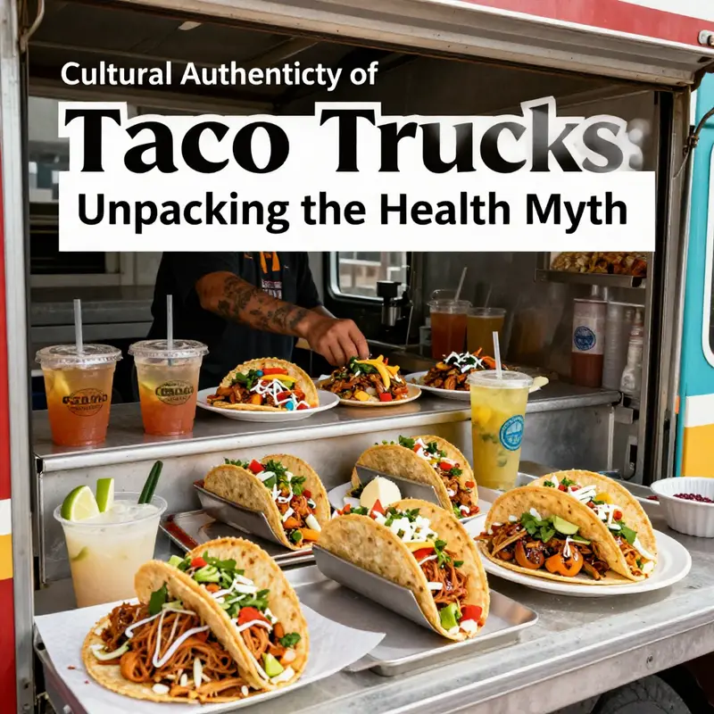 Fresh ingredients being prepared at a taco truck.