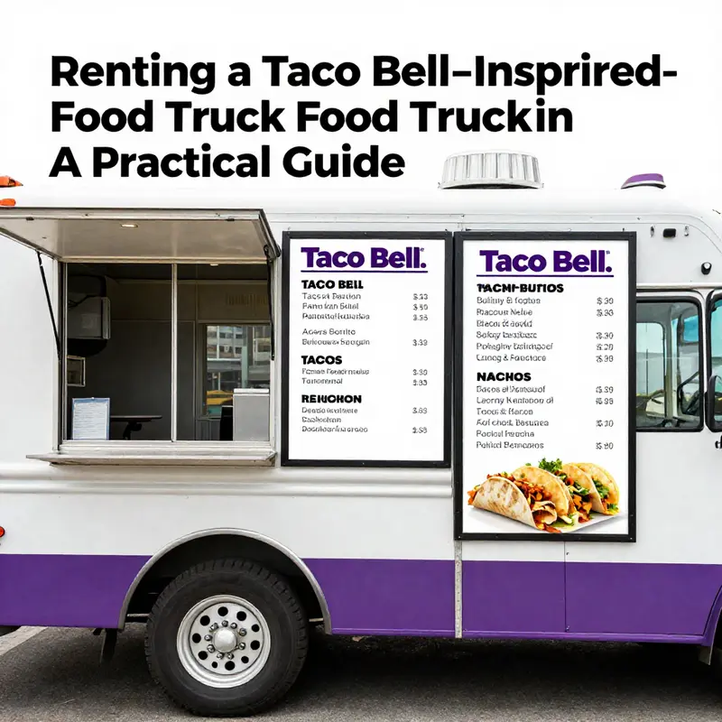 Diverse Taco Bell-inspired trucks ready to serve at a Pennsylvania event.