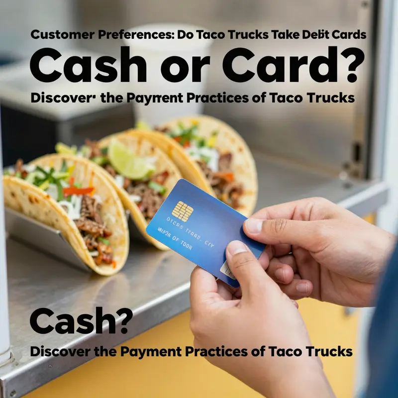 Discover the payment options at taco trucks, focusing on the acceptance of debit cards.