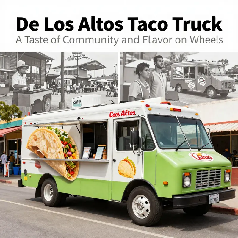 A vibrant display of delicious tacos at De Los Altos Taco Truck, representing the heart of authentic Mexican cuisine.
