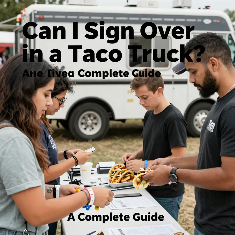 A lively taco truck event where visitors gather to enjoy delicious food.