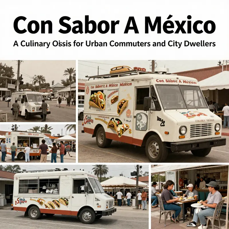 A visual journey through the history and significant milestones of Con Sabor A México taco truck.