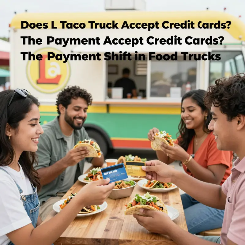 L Taco Truck showcases the growing trend of accepting credit cards, attracting a modern customer base.