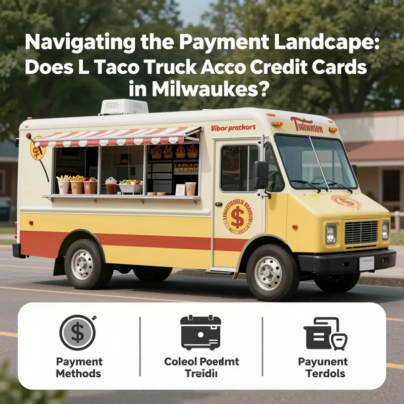 Customers at L Taco Truck waiting to place their orders and check payment options.