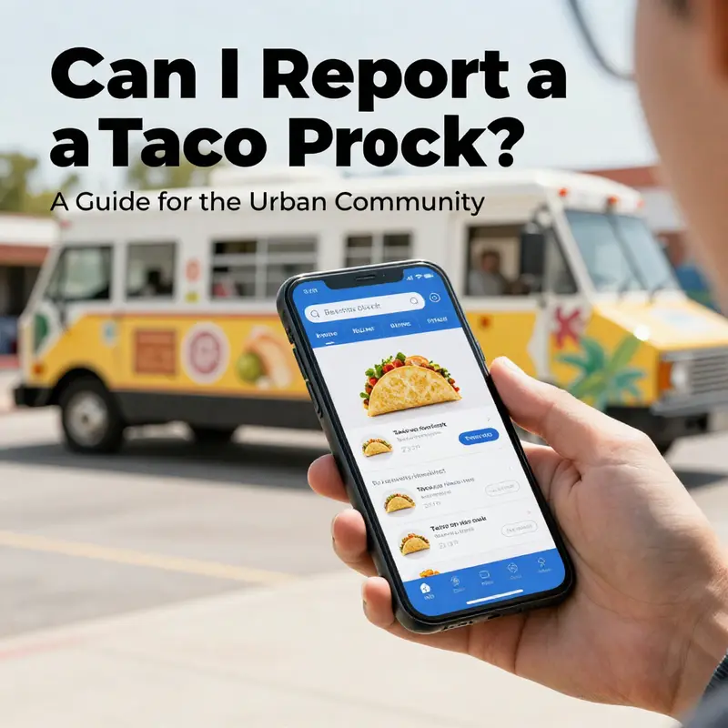 Identifying health and safety issues can help you decide if you need to report a taco truck.