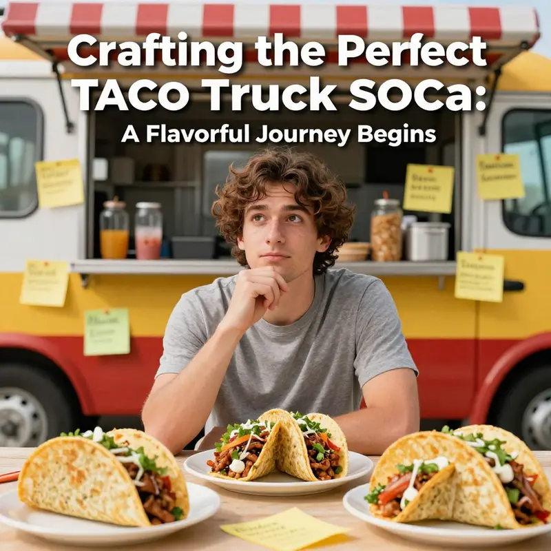 Brainstorming creative slogan ideas inspired by the vibrant taco culture.