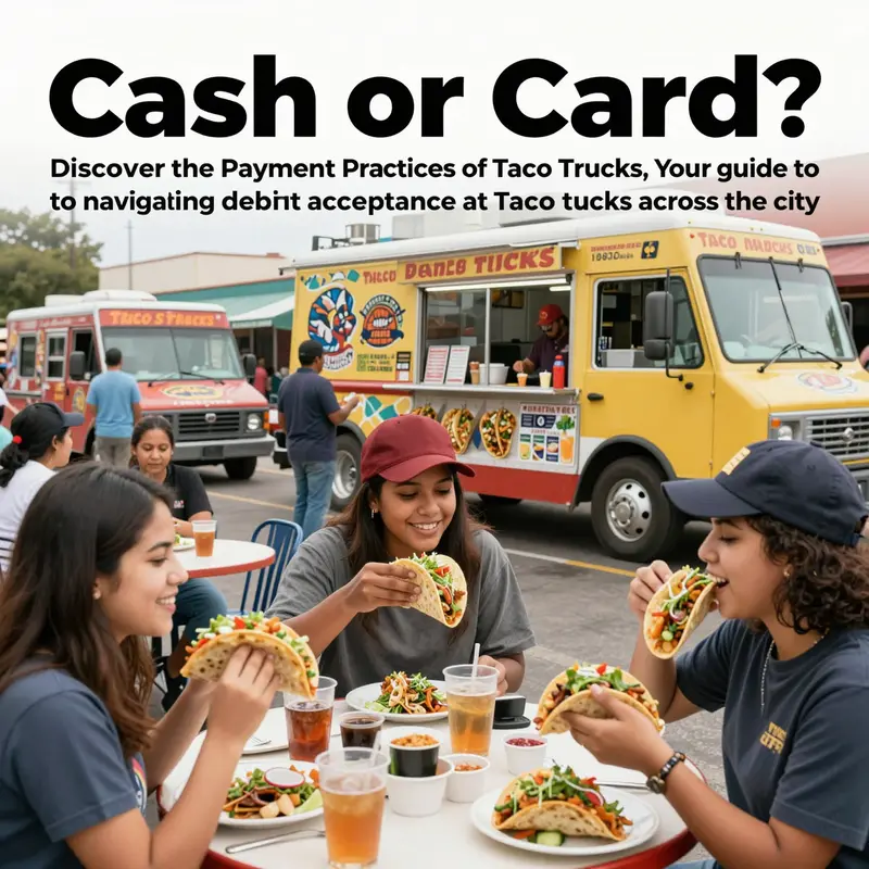 A montage of taco trucks engaging with customers, demonstrating the vibrant taco culture.