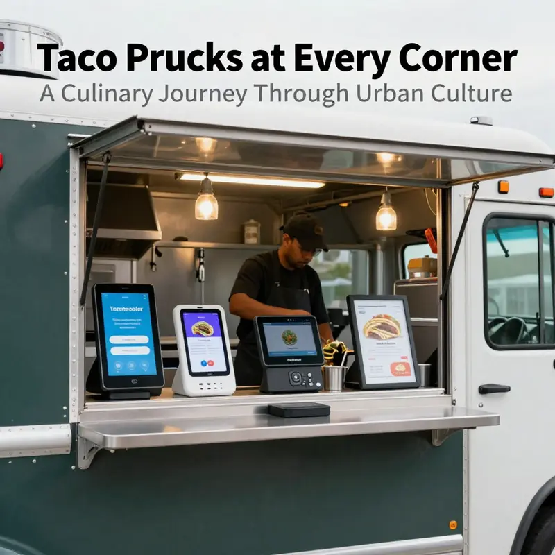 The lively atmosphere of Austin, showcasing the cultural richness brought by taco trucks.