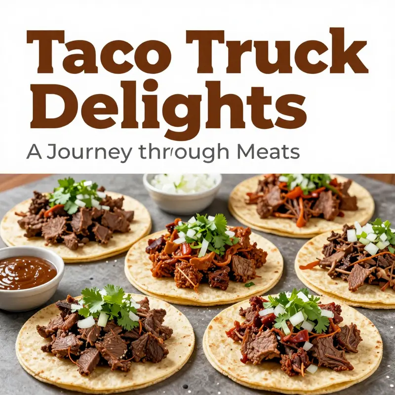 A delightful array of traditional taco meats ready to be enjoyed.