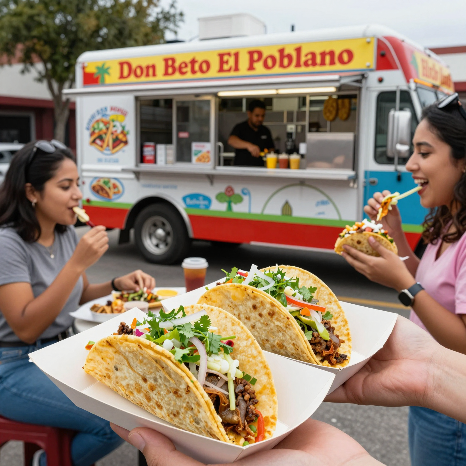 Popular menu items from Don Beto El Poblano taco truck