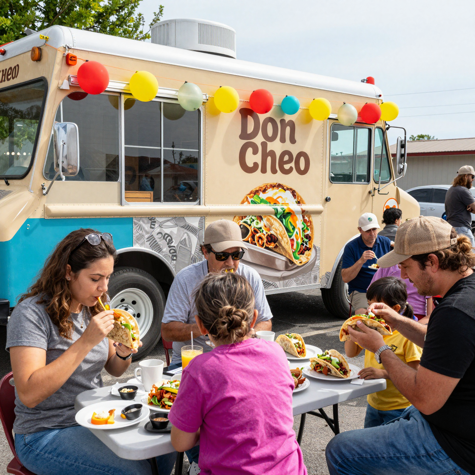 Don Cheo's Taco Truck At a Community Event