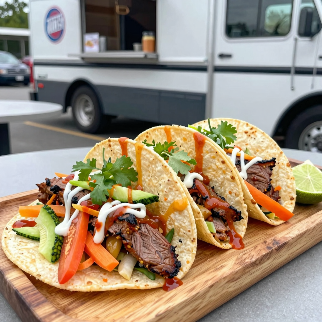 Vibrant Taco Dish