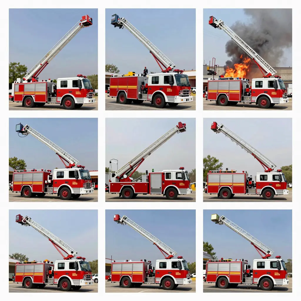 Different Types of Ladder Fire Trucks