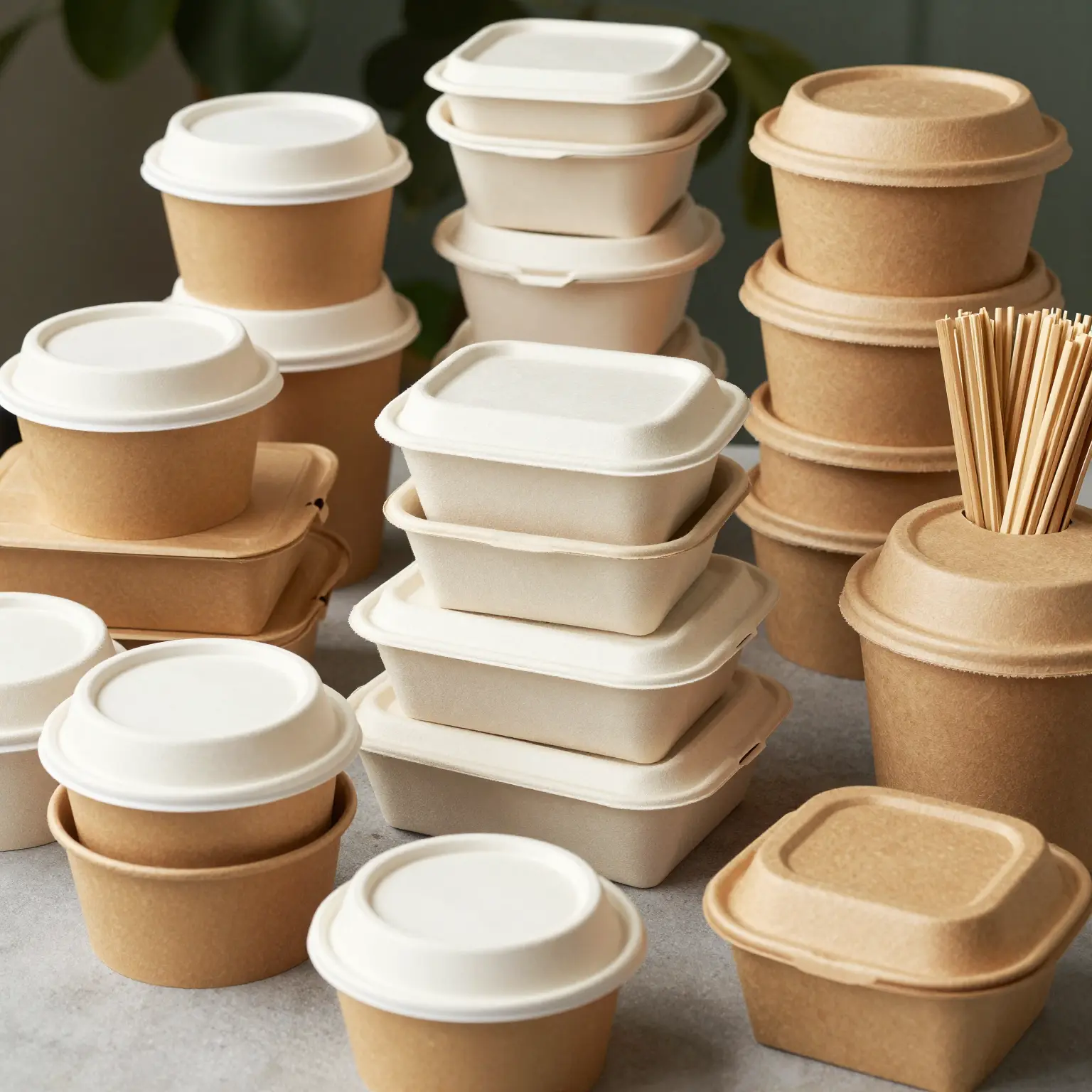 Diverse Food Containers