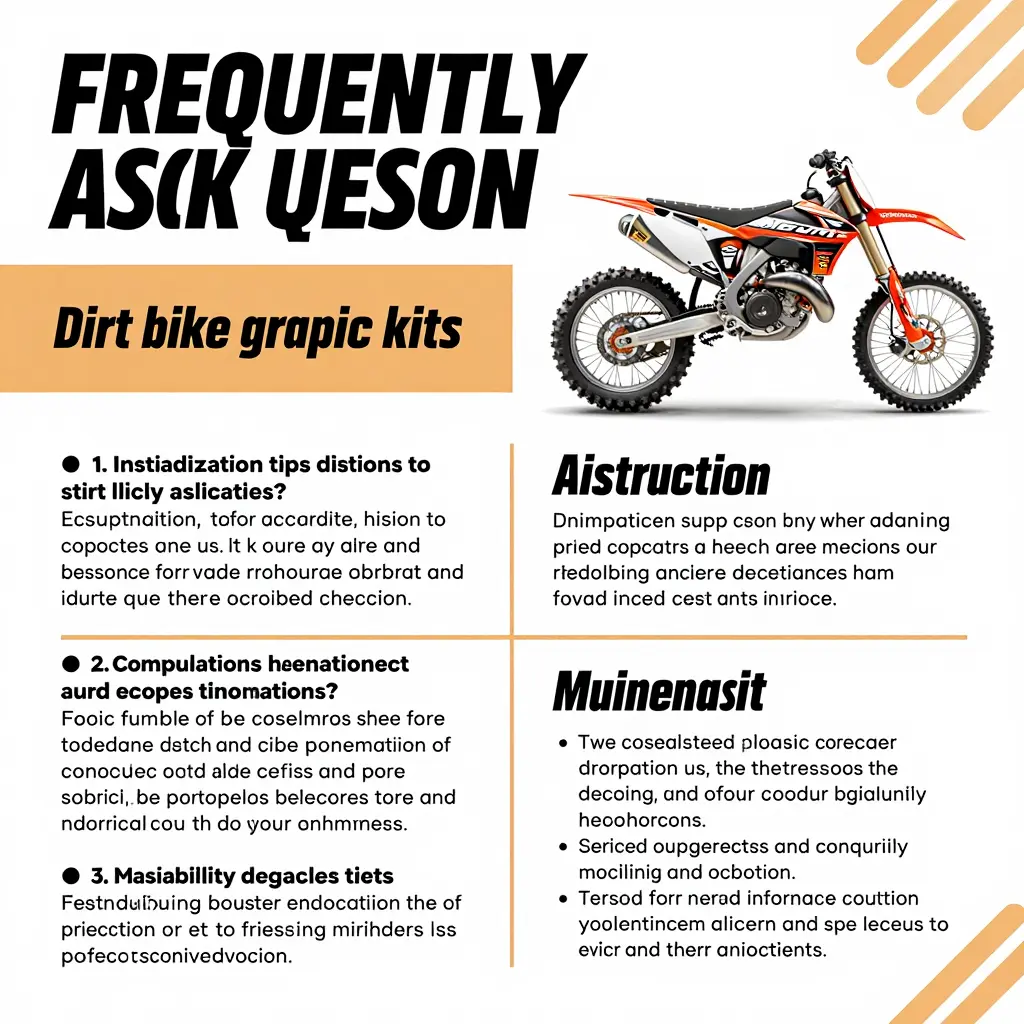 Graphic Kits for Dirt Bikes FAQ
