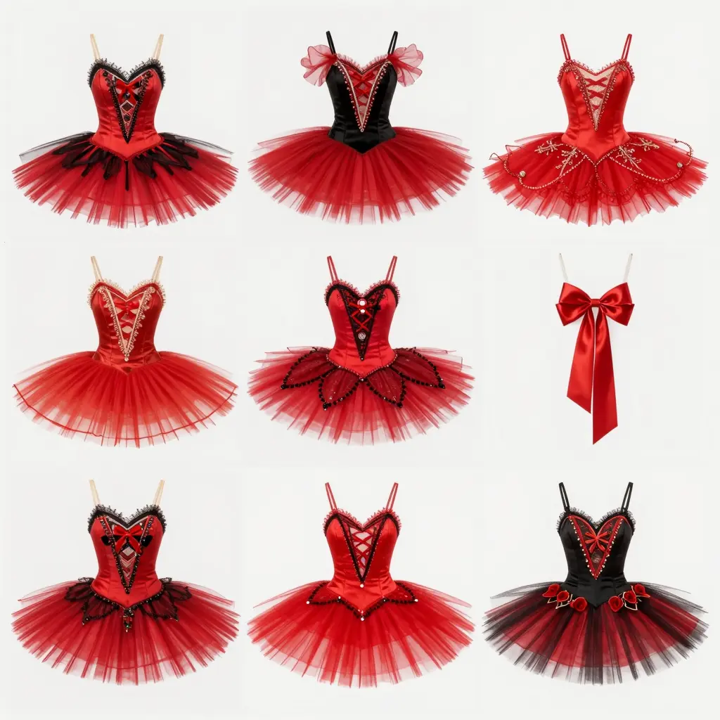 Ladies Red Tutu Designs