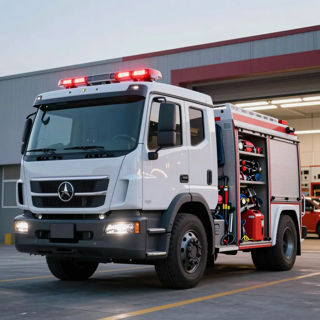 Futuristic Rescue Firetruck