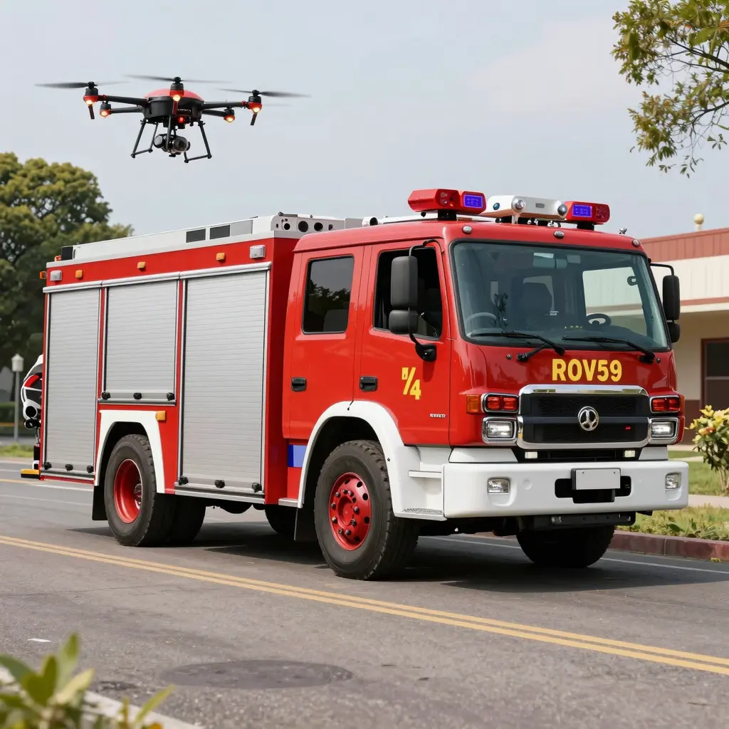 Rescue Firetruck with Technology